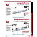 Juego de dados cuadro de 3/8" para drenado de aceite, 14 piezas Urrea