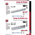 Juego de dados con punta Torx Tamper proof cuadro de 3/8", 5 puntas, 13 piezas Urrea