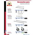 Rueda para carro utilitario de alambre 5" con freno Urrea