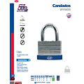 Candado laminado corto 65 mm, llave estándar Lock