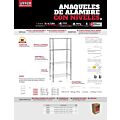 Anaquel de alambre 48" x 18" 4 niveles Urrea