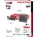 Juego de puntas Torx hexágono de 3/8" con adaptador, 15 piezas Urrea