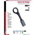 Llave de golpe acodada fosfatizada en pulgadas, 12 puntas, 2-7/8" Urrea