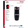 Termo fabricado de acero inoxidable con tapa roscable de 350 ml Urrea