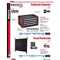 Gabinete superior 4 gavetas 28" serie HD Urrea