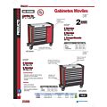 Gabinete móvil 8 gavetas 38" serie HD Urrea