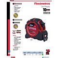 Flexómetro con carcasa de caucho anti-impacto 5 m x 27 mm Urrea