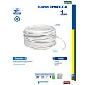 Cable eléctrico THW calibre 14, 100 m color rojo Surtek