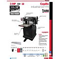 Cepillo estacionario 15" 2237W 220 V, 5000 RPM 1 fase Urrea