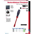 Destornillador con mango trimaterial 1000 V, de caja en pulgadas 1/2" x 5" Urrea