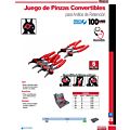 Juego de pinzas para anillos de retención convertibles con mariposa, 6 piezas Urrea