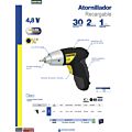 Atornillador 1/4" a batería Litio-ion 3.6 V, 4.8 Nm recargable Surtek