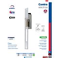 Contra eléctrica con bobina, cromo satinado, en caja Lock