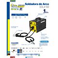 Soldadora de transformador por arco para electrodos 110 V 50-130 A Surtek