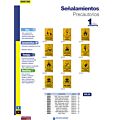 Paq c/3 Señal "Precaución zona de carga y descarga" Surtek