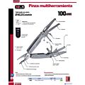 Pinza multiherramienta 16 en 1 de 7" Urrea