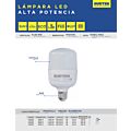 Lámpara de LED alta potencia, 50 W Surtek