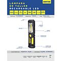 Lámpara de LED para taller recargables de 300 lm Surtek
