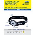 Linterna de LED para cabeza recargable de 80 lm Foy