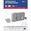 Cerradura sobreponer clásica función derecha , llave tetra, en caja Lock