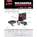 Soldadora inverter TIG de 1 fase, 110 V - 220 V Urrea