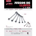 Juego de llaves de estrías pulido espejo con matraca métricas, 12 puntas, 6 piezas Urrea