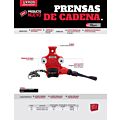 Prensa de cadena para tubos de 1/8" a  6" Urrea
