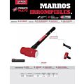 Marro irrompible con mango Rubber grip anti-vibración de 30", 14 lb Urrea