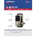 Cerrojo digital panel touch, llave estándar Lock