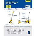 Odómetro manual 10,000 m rueda de 6" Surtek