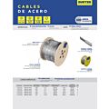Cable de acero con guardacabo 1/2" x 457 m construcción de 7 x 19 Surtek