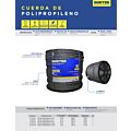 Cuerda de polipropileno gris en carrete 8 mm Surtek