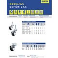 Rodaja esférica de espiga con rosca 40 mm Surtek