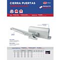 Cierrapuertas hidráulico con capacidad de 30-45 Kg apertura en espera Lock
