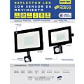 Reflector de LED SDM delgado con sensor 50 W de 4,000 lm Surtek