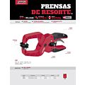 Prensa plástica de resorte 4", Quick Release Urrea