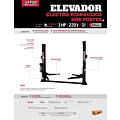 Elevador electro-hidráulico 10,000 lb dos postes Urrea