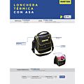 Lonchera de PVC con asa, 28 x 24 x 17 cm Surtek