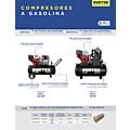 Compresor de aire eléctrico a gasolina 100 Lt 6.5 HP Surtek