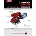 Lijadora roto-orbital 1/4 de hoja 280 W 120 V Urrea