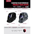 Careta eléctronica para soldar, diseño fibra de vidrio Urrea