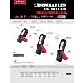 Lámpara de LED para taller recargable de 420 lm Urrea