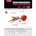 Sujetador con matraca con gancho 1" x 6 m Urrea