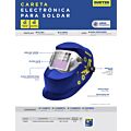 Careta electrónica para soldar con panel solar alarma de batería baja Surtek