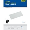 Paq c/6 Repuesto para careta para soldar CSS02, transparente Surtek