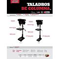 Taladro de banco y columna 1", 1 HP 120 V Urrea