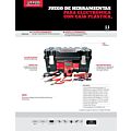 Juego de herramienta para electrónico con caja plástica, 11 piezas Urrea