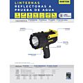 Linterna de LED reflectora recargable de 1,500 lm Surtek