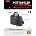Portafolio ejecutivo con compartimiento acolchonado con cierre para laptop Urrea