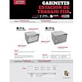 Gabinete para estación de trabajo 1 compartimiento 22" serie X Urrea